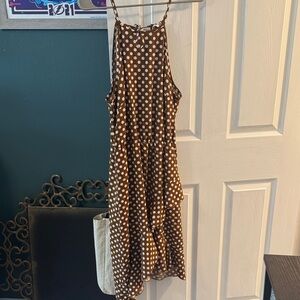 Brown Polka Dot Dress